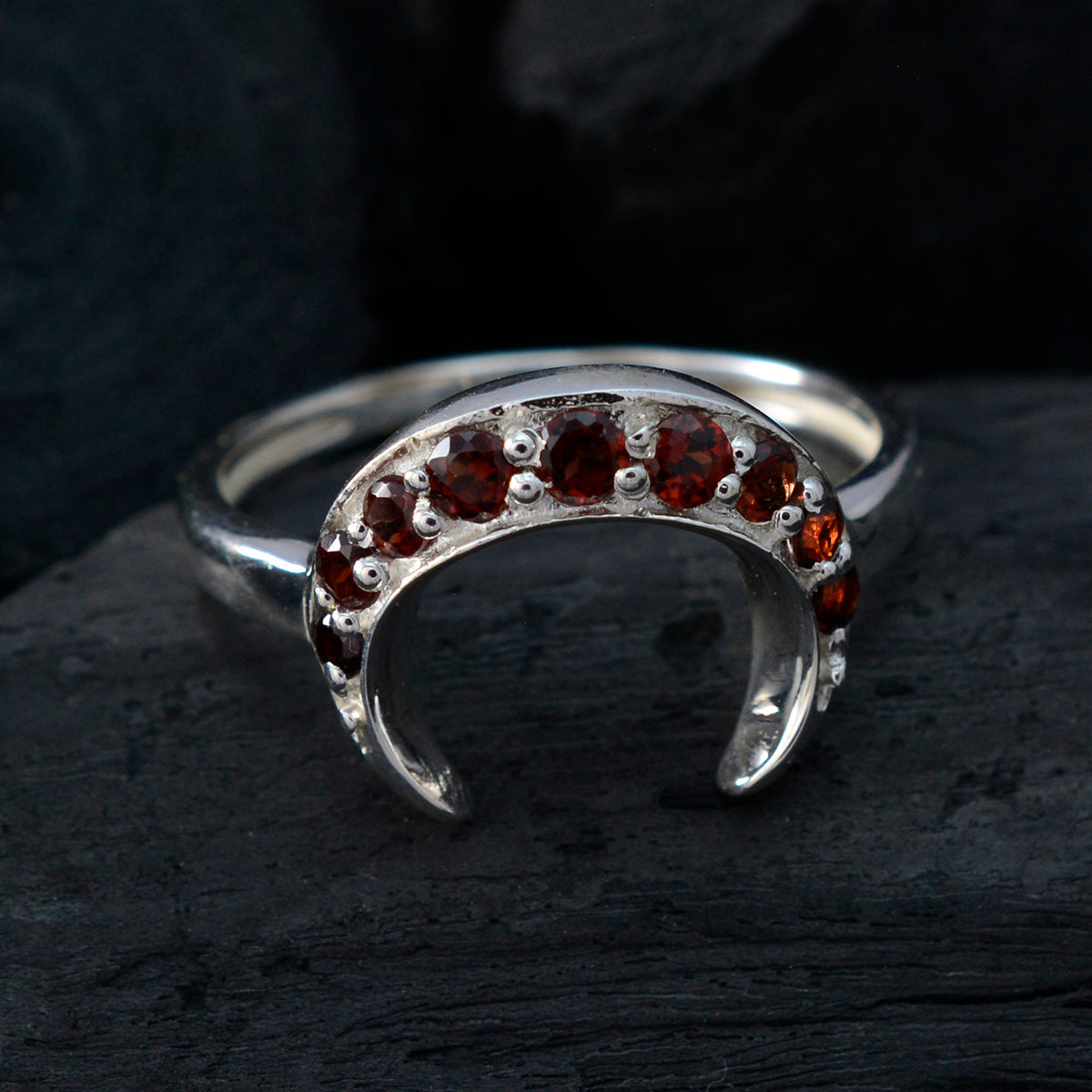 Isabelle Feminine Red multiple Ring