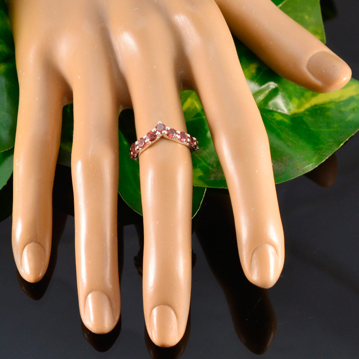 Nella Feminine Red multiple Ring