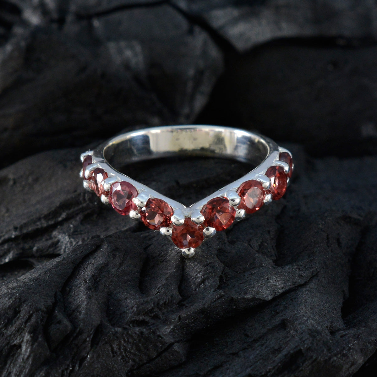 Nella Feminine Red multiple Ring