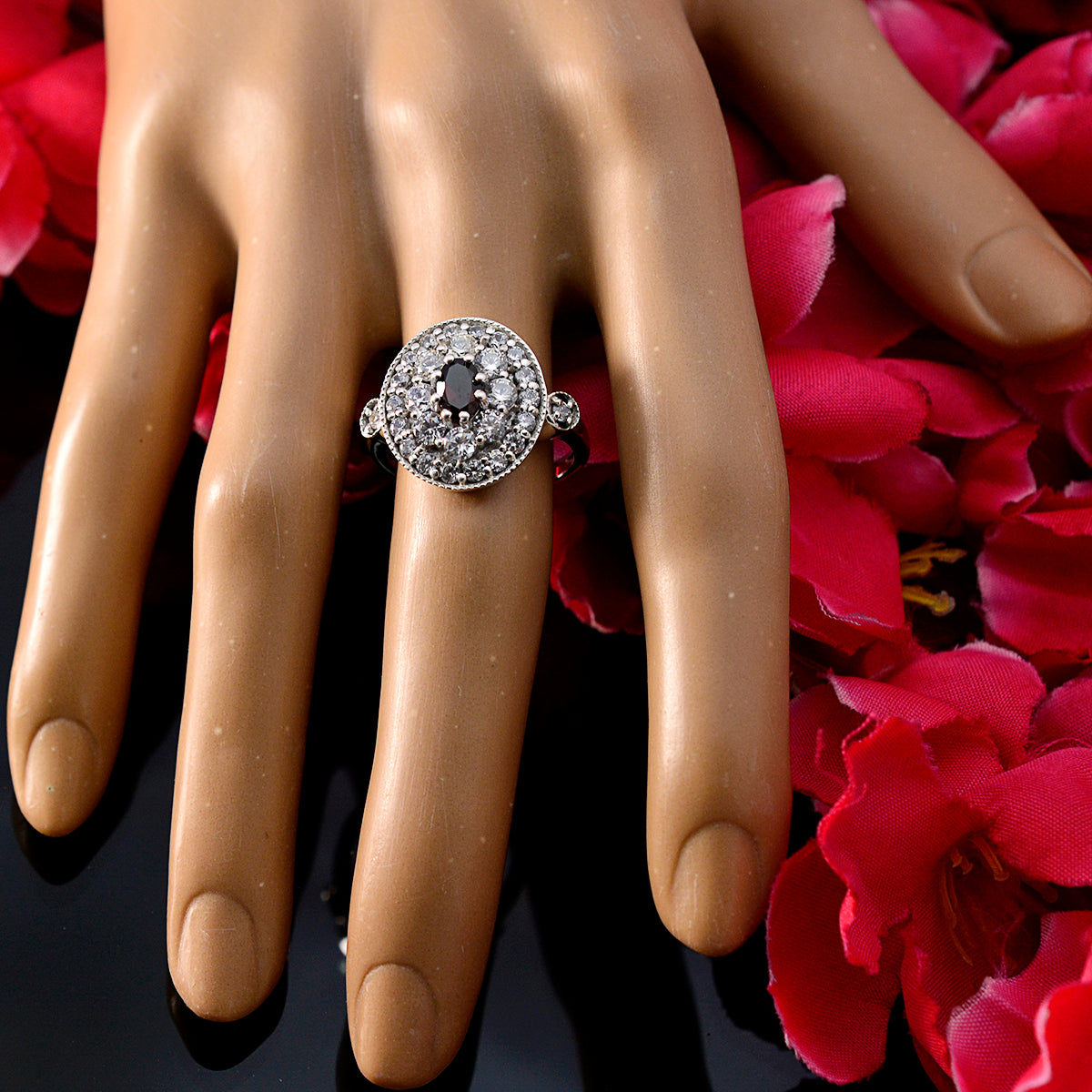Angel Cultural Red Halo Ring