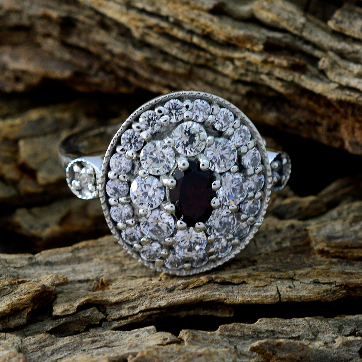 Angel Cultural Red Halo Ring