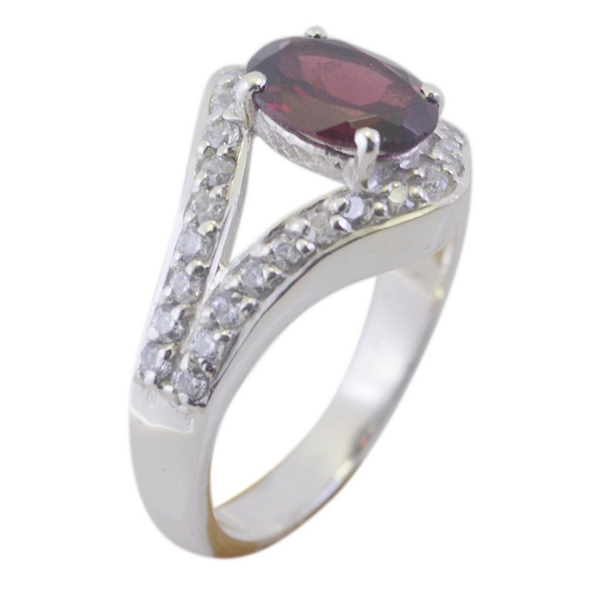 Araya Contemporary Red Halo Ring