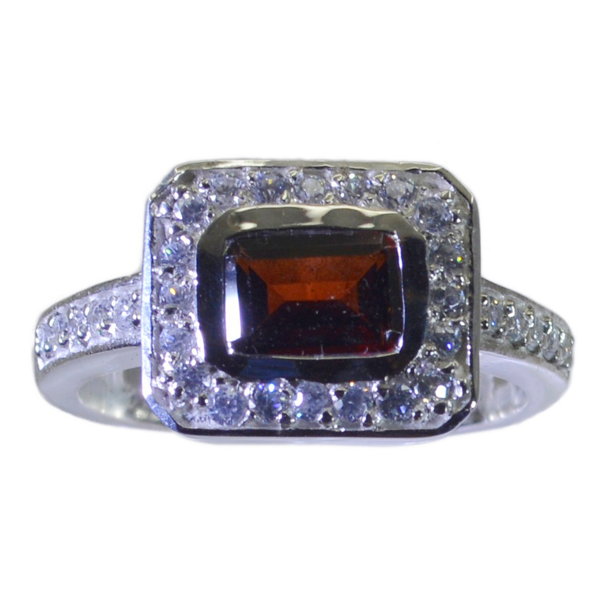 Scarlett Luxurious Red Halo Ring