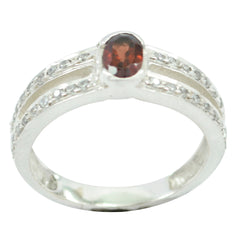 zazlle Artisan Red Halo Ring Garnet Red
