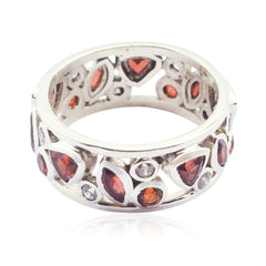 Victoria Eternity Red multiple Band Garnet Red