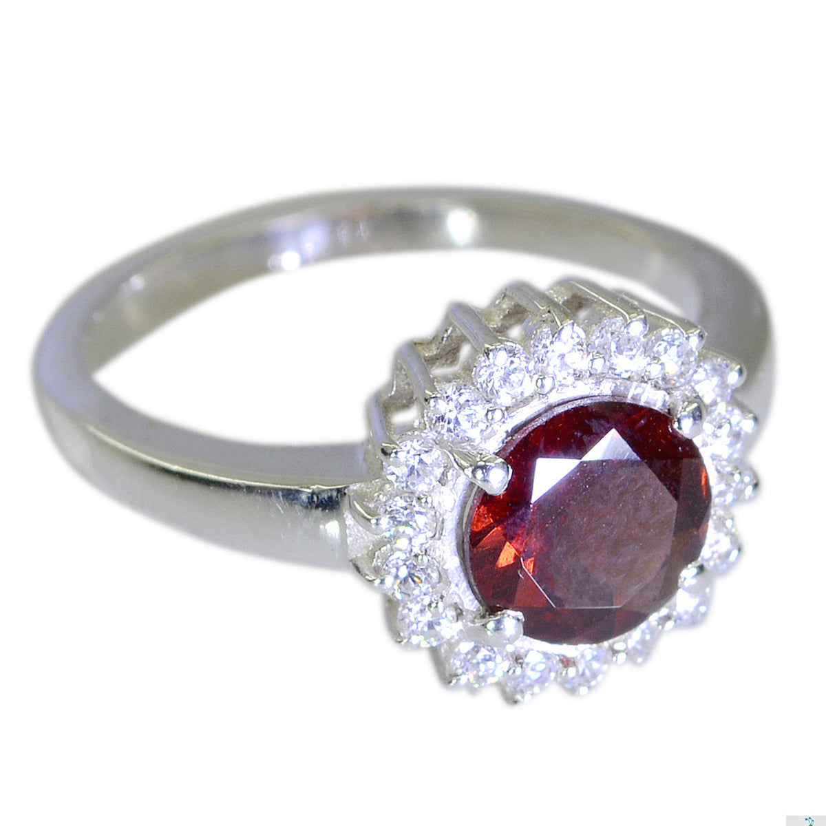 Leah Fairytale Red Halo Ring