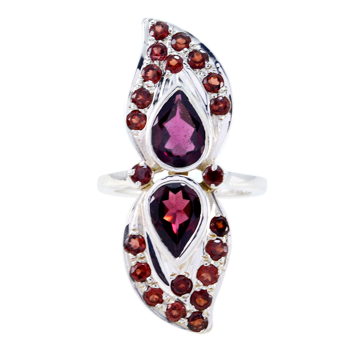 Natcha Contemporary Red multiple Ring