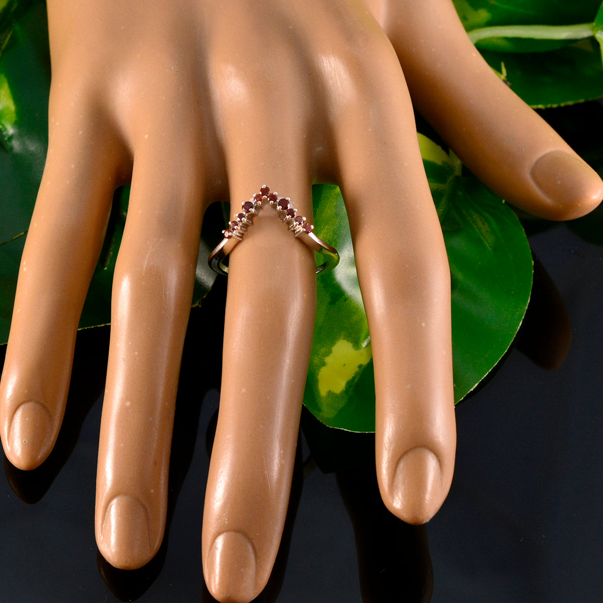 Putri crown Red multiple Ring