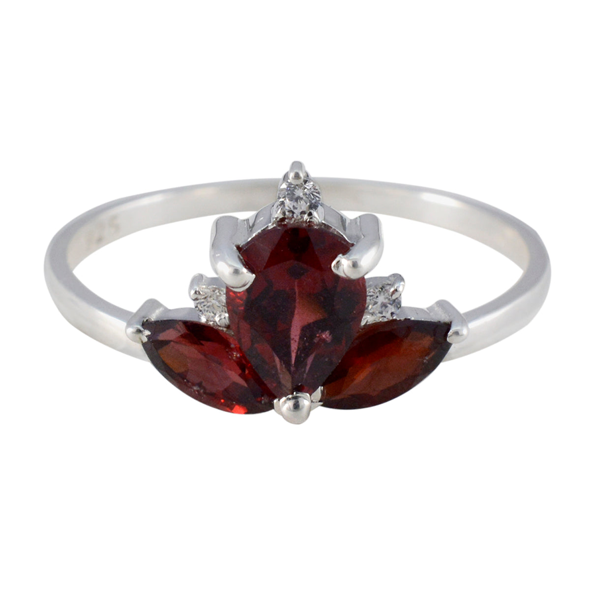 Liyana crown Red Trilogy Ring
