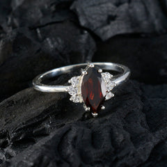 Natcha Trendy Red Halo Ring