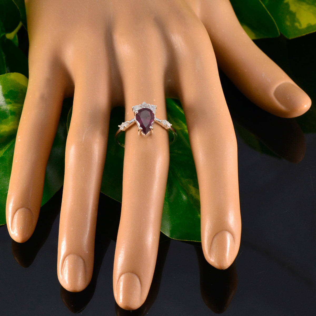 Ying Contemporary Red Halo Ring