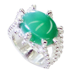 Anna Signet Green Solitaire Ring