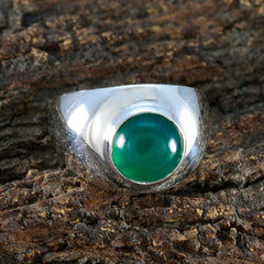 Alina Feminine Green Solitaire Ring