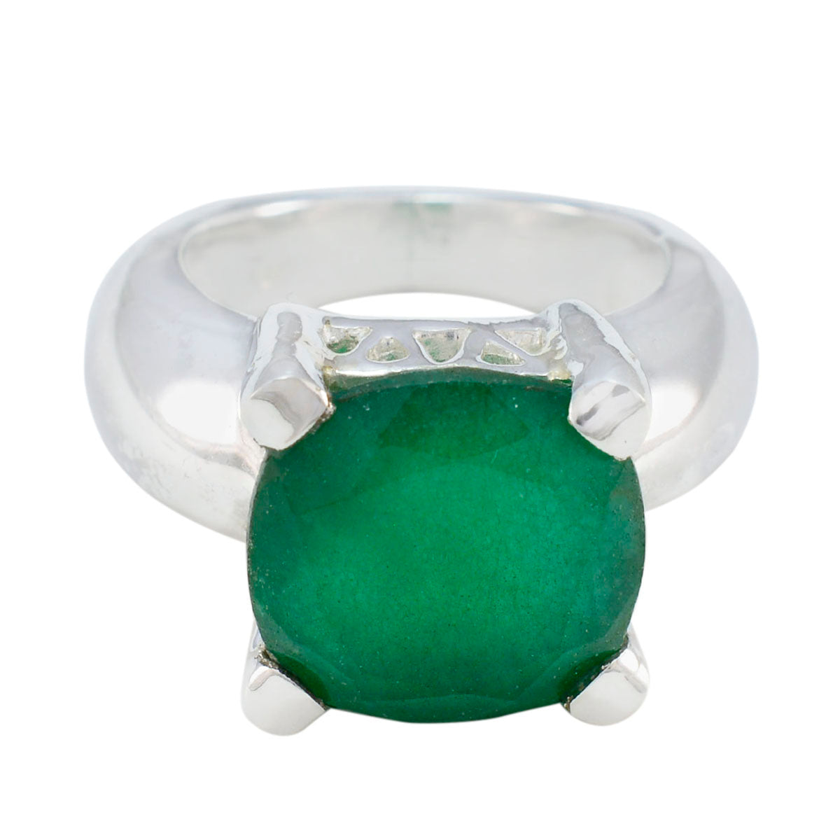 Audrey antique Green Solitaire Ring