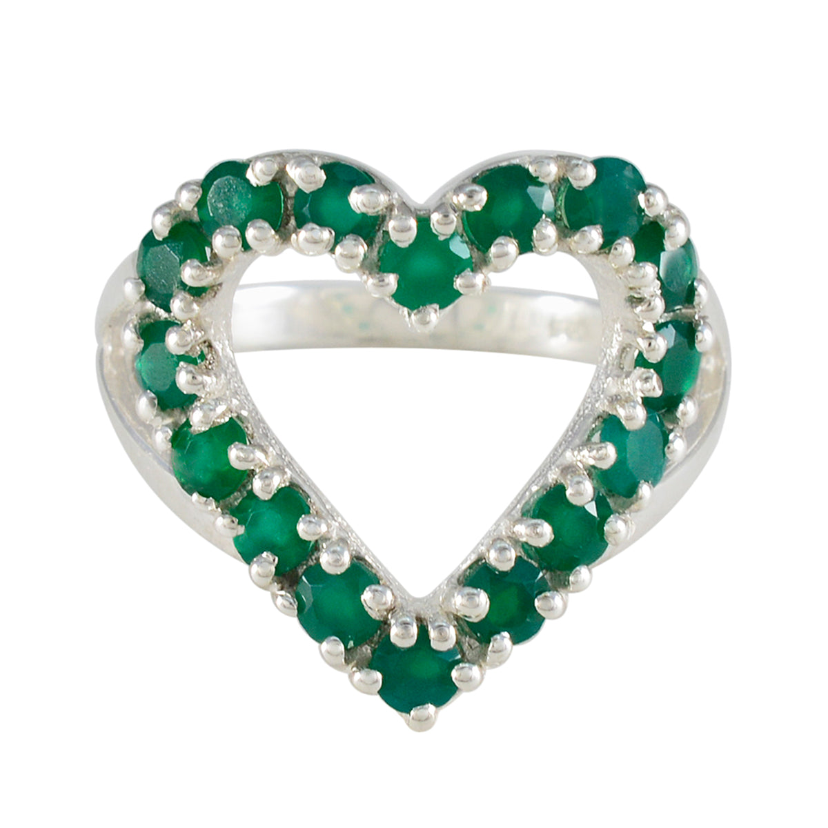Luna Fairytale Green multiple Ring Green Onyx Green