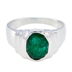 Antonia propsel Green Solitaire Ring