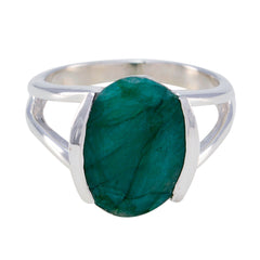 zazlle Luxurious Green Solitaire Ring