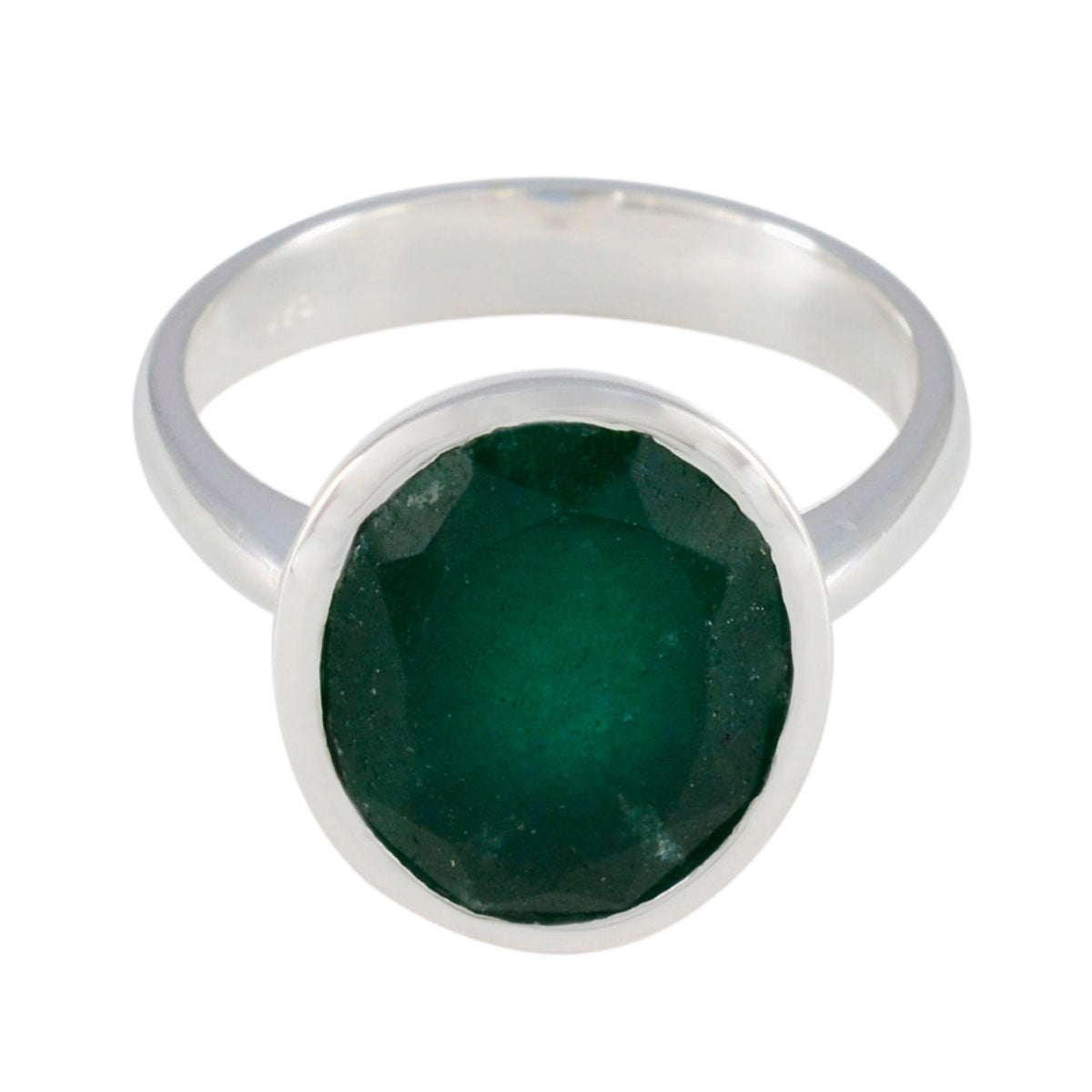 zazlle Abstract Green Solitaire Ring