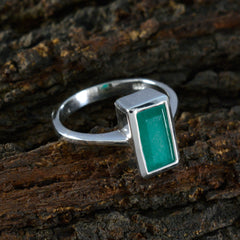 Josephine Sophisticated Green Solitaire Ring