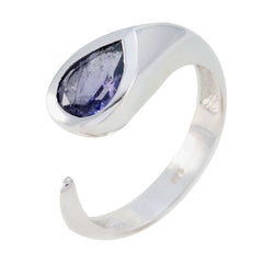 Nisa Glamorous Blue Solitaire Ring