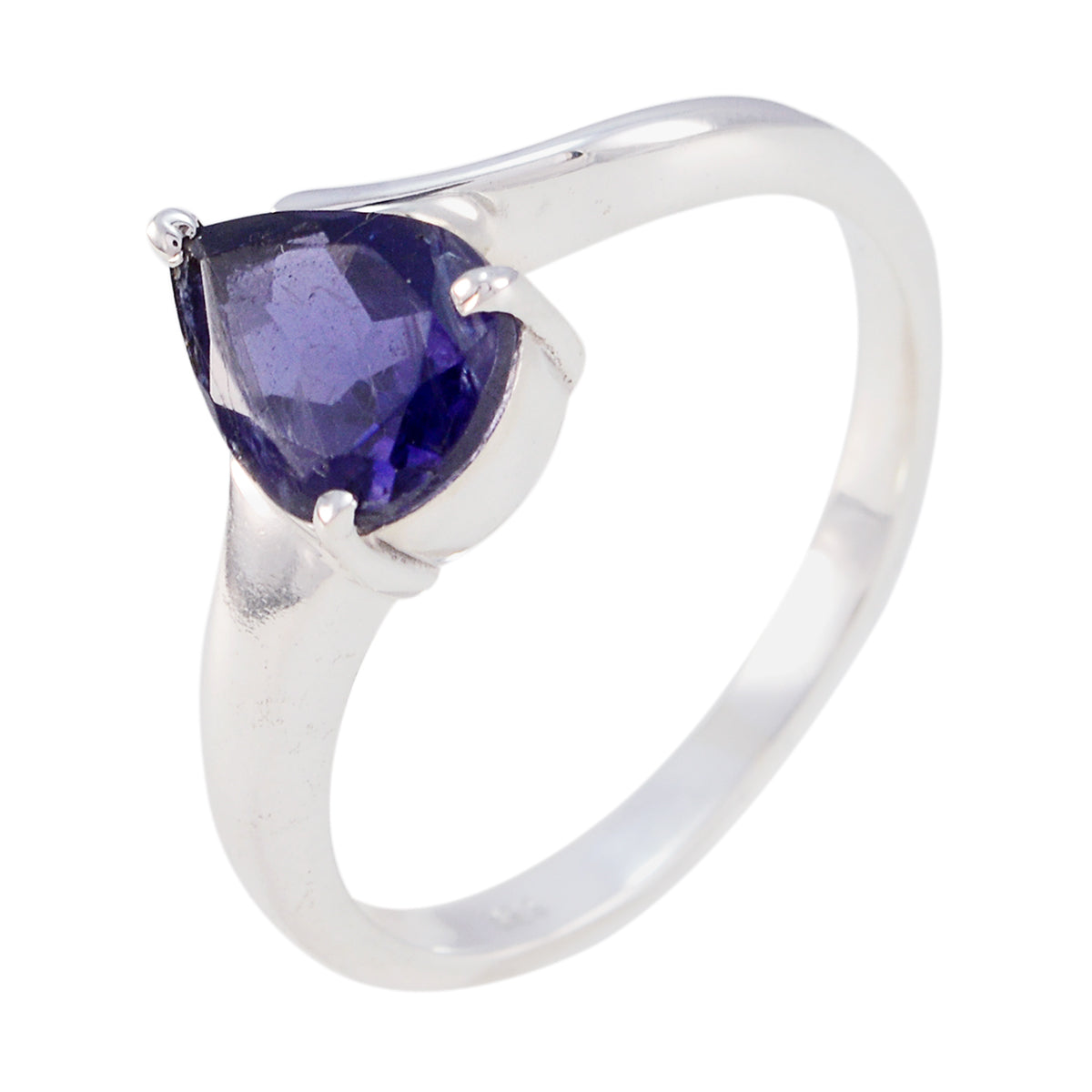 Scarlett Love Blue Solitaire Ring