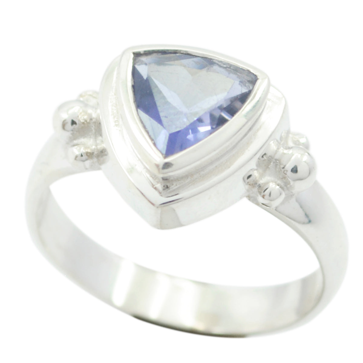 Emma Artisan Blue Solitaire Ring