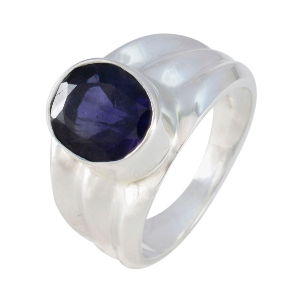 Genesis Armor Blue Solitaire Ring