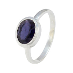 Priya Abstract Blue Solitaire Ring