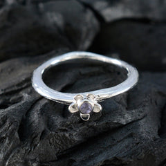 Natcha Romantic Blue Solitaire Ring
