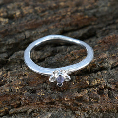 Natcha Romantic Blue Solitaire Ring