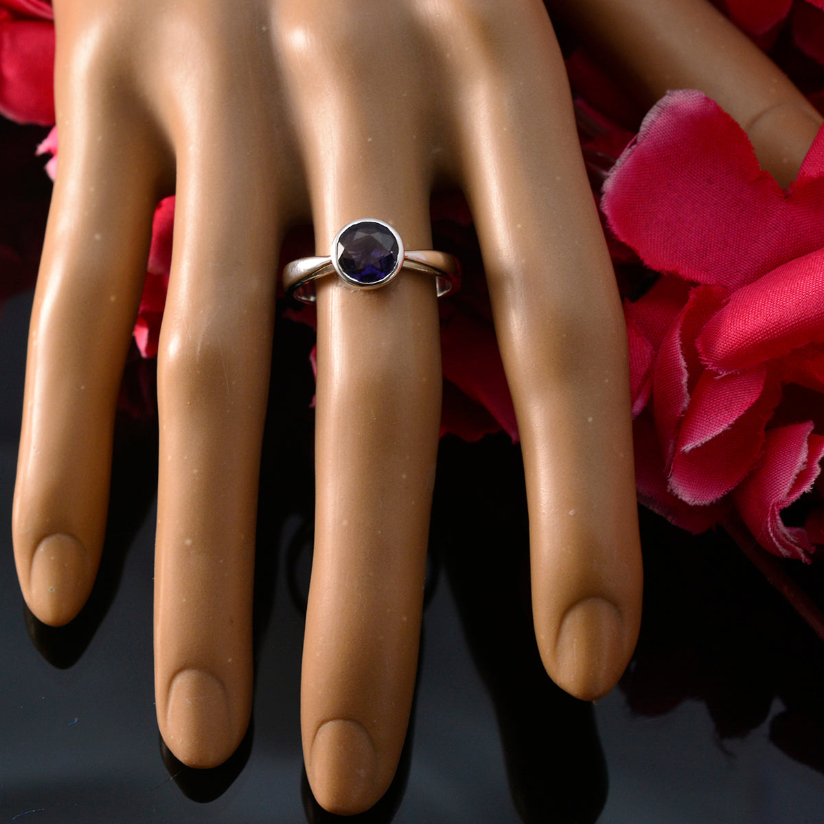Andrea Fairytale Blue Solitaire Ring