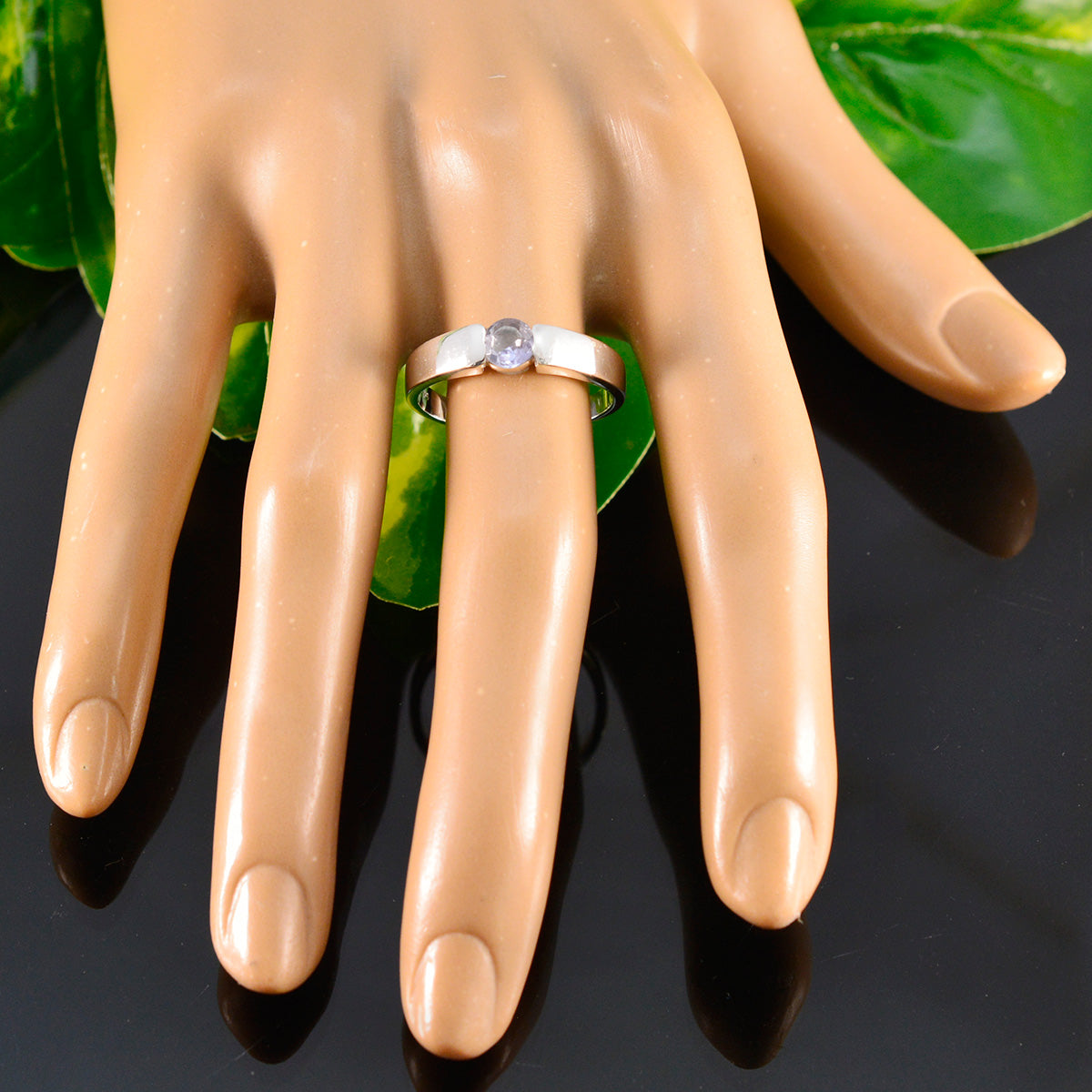 Liyana Glamorous Blue Solitaire Ring