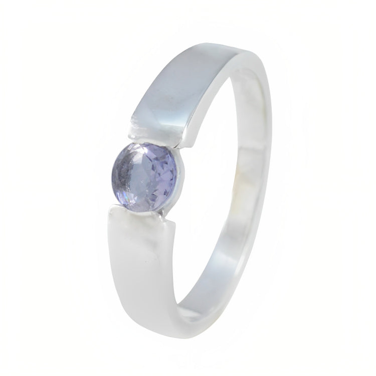 Liyana Glamorous Blue Solitaire Ring