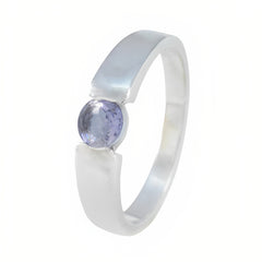 Liyana Glamorous Blue Solitaire Ring