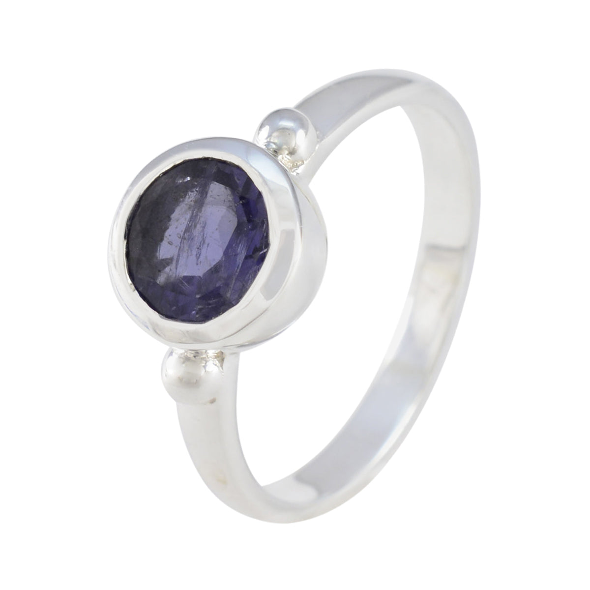 Eleanor Sophisticated Blue Solitaire Ring