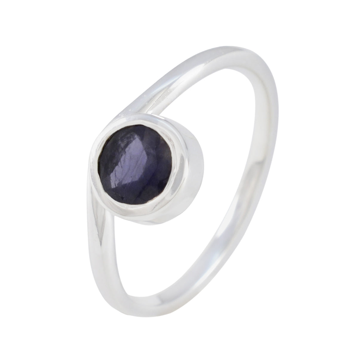 Angel Glamorous Blue Solitaire Ring