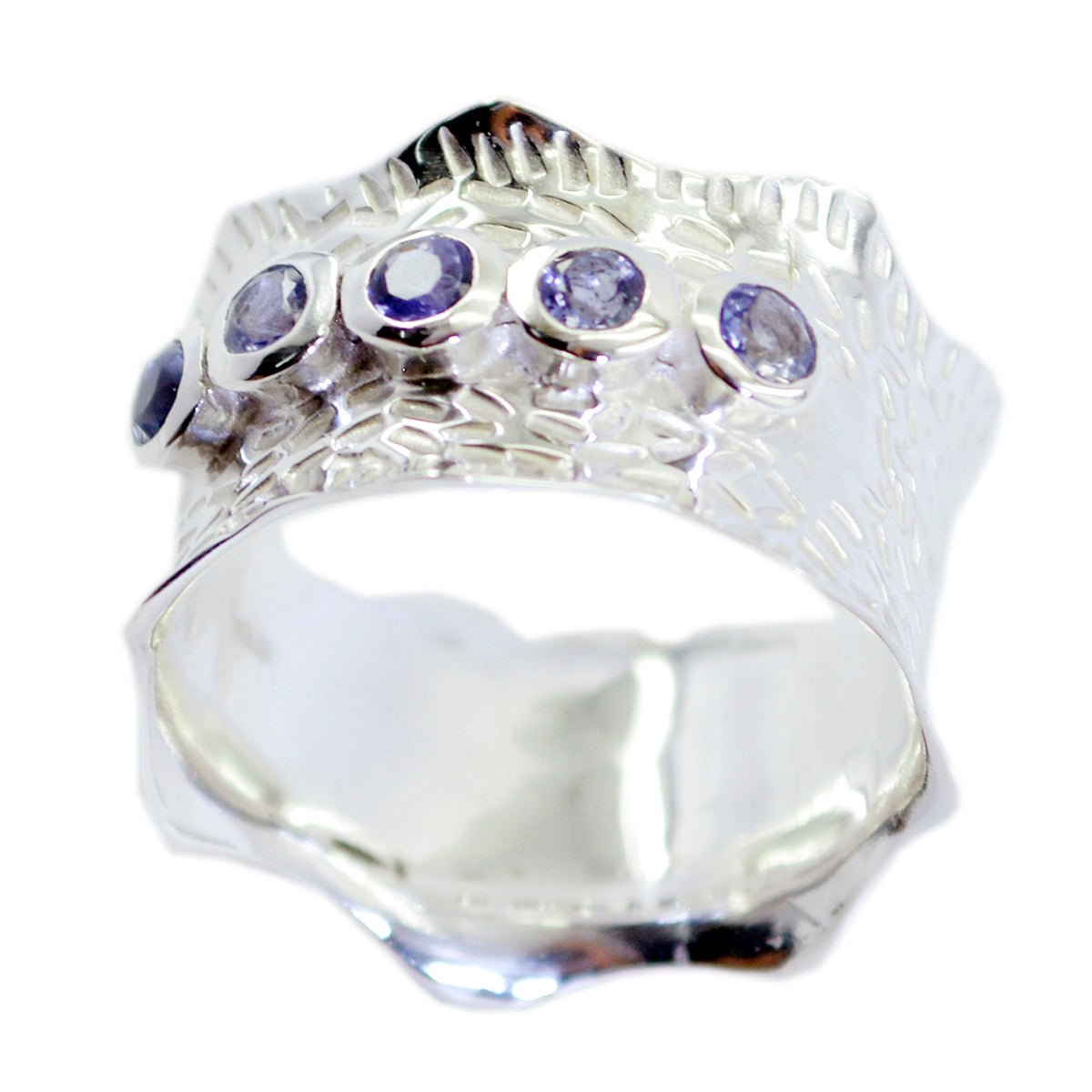 Alina Vintage Blue Penta Band Iolite Blue