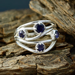 Siti Abstract Blue quarter Ring