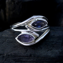 Inès Contemporary Blue Toi et Moi Ring