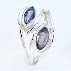 Inès Contemporary Blue Toi et Moi Ring