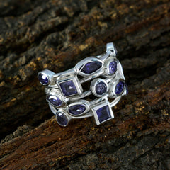 Siti Modern Blue multiple Ring