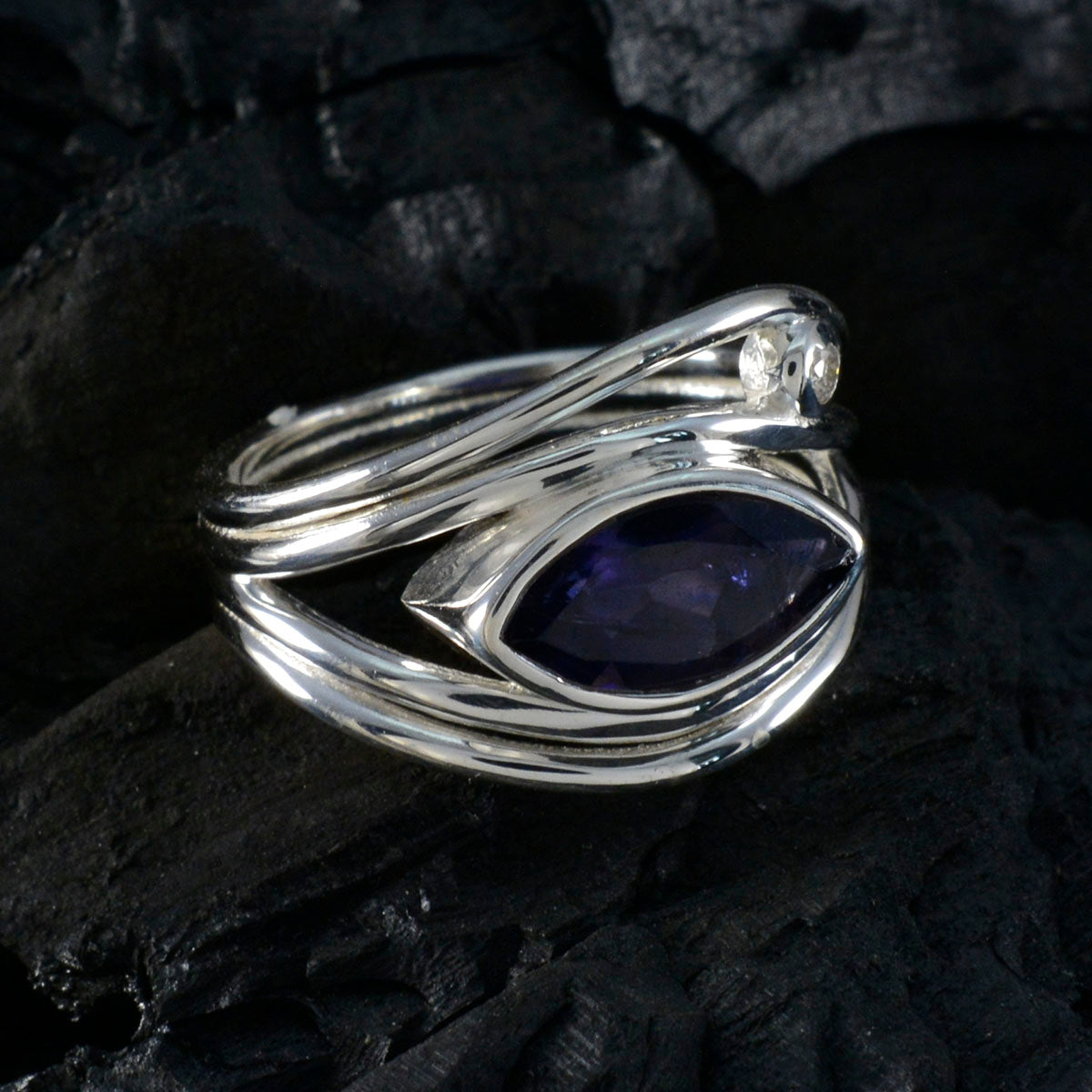 Stella Boho Blue Toi et Moi Ring