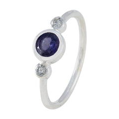 Sakura Abstract Blue Trilogy Ring