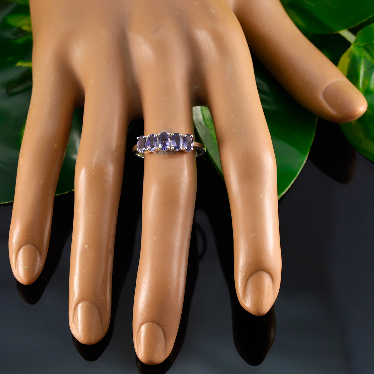 Liyana Modern Blue Penta Ring