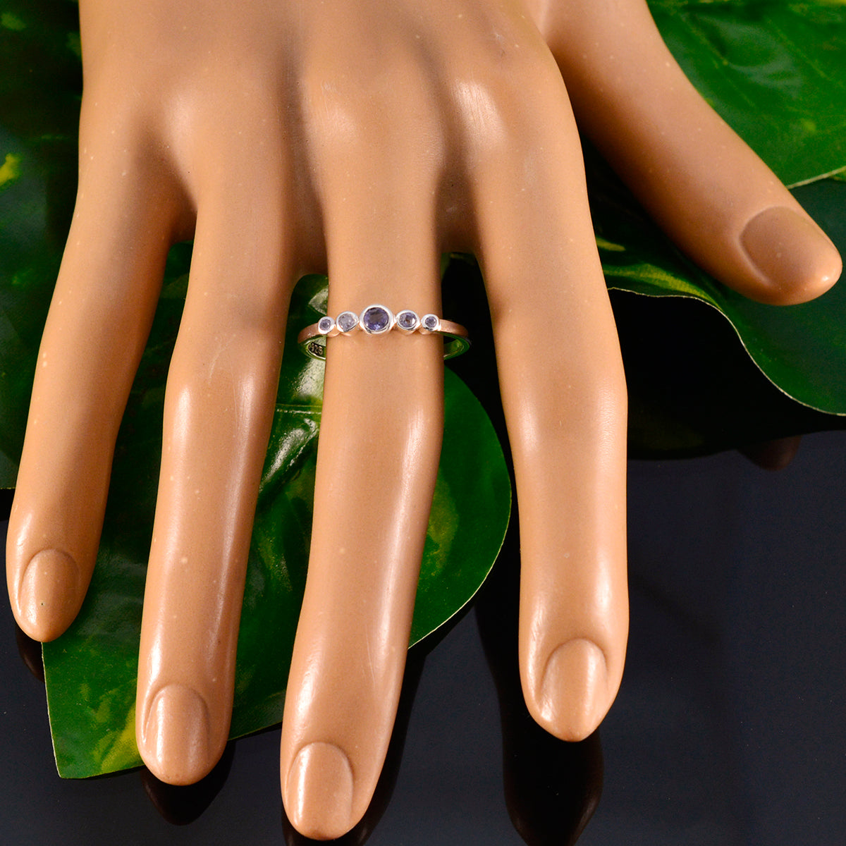 Ying Trendy Blue Penta Ring