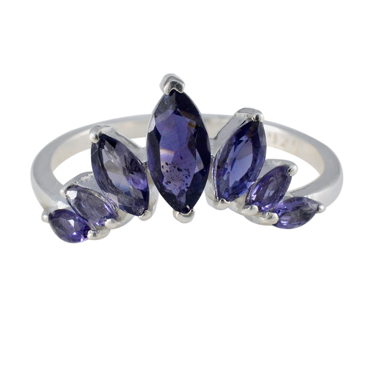 Jiwoo crown Blue Hepta Ring