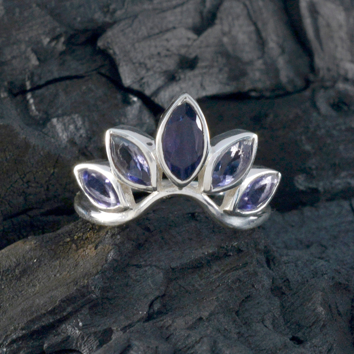 Naomi crown Blue Penta Ring