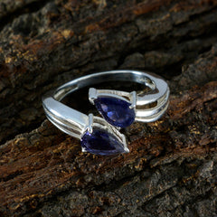 Natcha Fairytale Blue Toi et Moi Ring