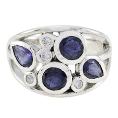 Aisha Contemporary Blue quarter Ring Iolite Blue