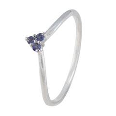zazlle Glamorous Blue Trilogy Ring